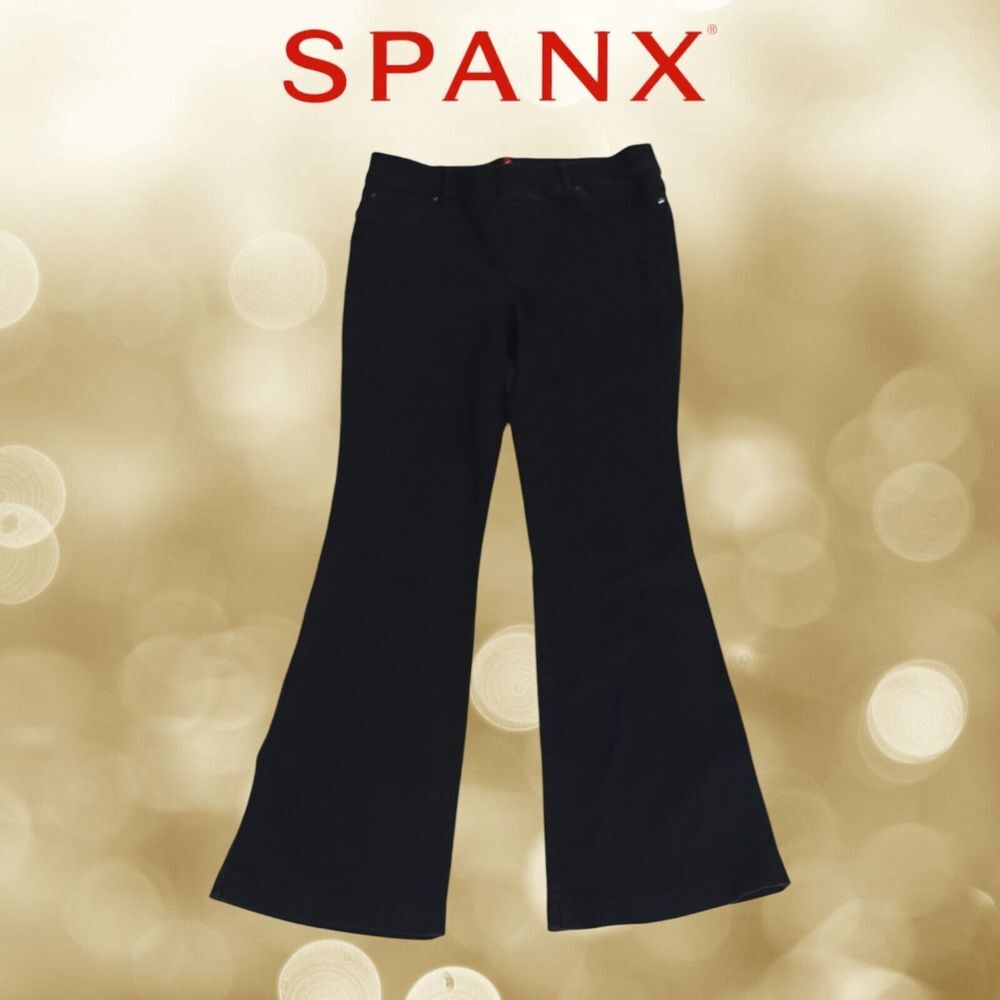 SPANX Pull-on Stretch‎ SpanxShape EveryWear Flare Jeans 20326R Clean Black XL
